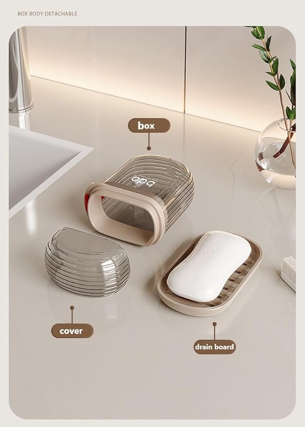 Jabonera De Viaje Lujo Antigoteo